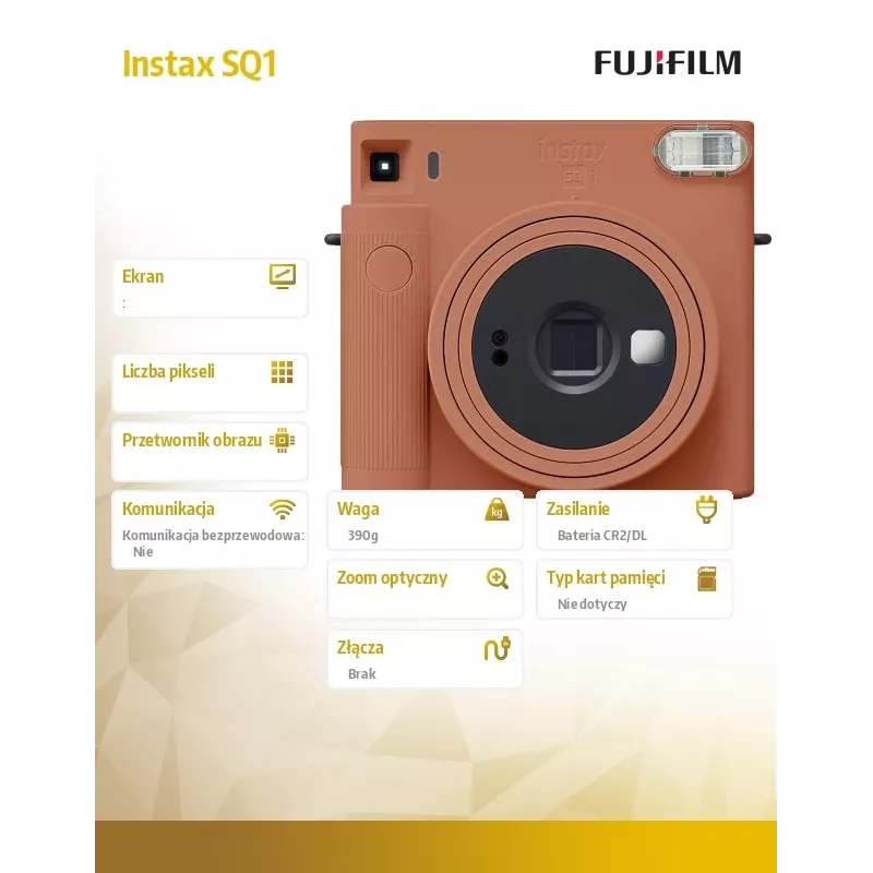 Fujifilm Instax Square SQ1 62 x 62 mm Orange
