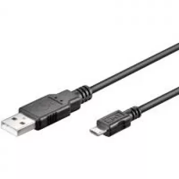 USB Cable Goobay 95736 0.15m USB A Micro-USB B Black