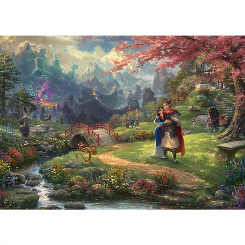 Thomas Kinkade Studios: Disney - Mulan, Puzzle 1000 Pieces