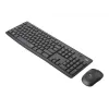 Logitech MK295 Silent - Keyboard-and-Mouse-Set - Wireless - 2.4 GHz - Graphite - Ungarisches Layout