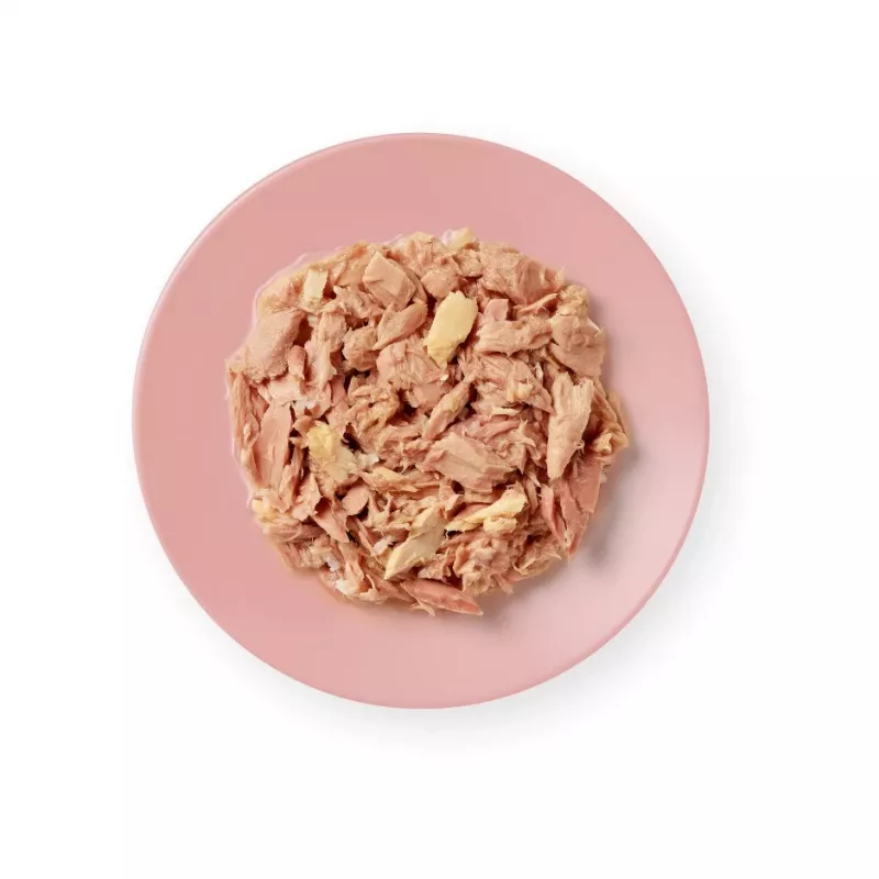 Wet cat food Applaws Tuna fillet with salmon in broth — pouch 156 g, 15% protein, 80% moisture