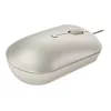 Wired office mouse Lenovo 540 Ambidextrous USB Type-C Optical 2400 DPI Sand
