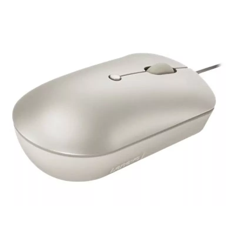 Wired office mouse Lenovo 540 Ambidextrous USB Type-C Optical 2400 DPI Sand