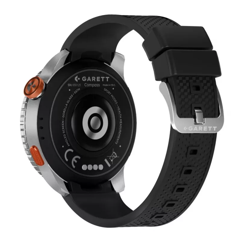 Smartwatch Garett Compass GPS silver — Garett Compass GPS srebrny