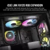 Fan Corsair iCUE LINK RX120 RGB 12 cm Black 400-2100 RPM