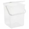 Plastic detergent container Rotho Basic 9 L model 1770101100RP, white, lid, hanger hole