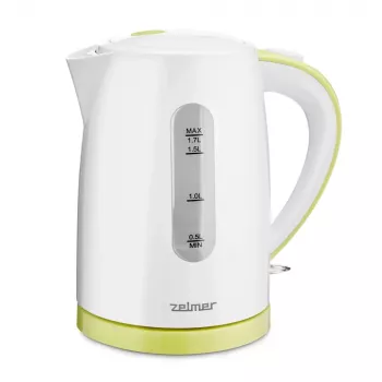 Electric kettle Zelmer 1.7 L 2200 W White Yellow
