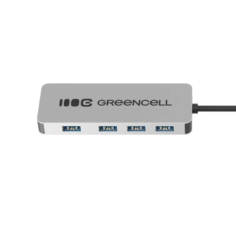 USB hub Green Cell HUB-GC-C4A — 4-port USB-C 3.0 hub