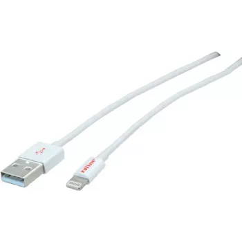 ROLINE - Lightning-Cable - Lightning (M) to USB (M) - 15 cm - Shielded - White - Moulded - for Apple iPad/iPhone/iPod (Lightning) (11.02.8326)