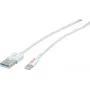 ROLINE - Lightning-Cable - Lightning (M) to USB (M) - 15 cm - Shielded - White - Moulded - for Apple iPad/iPhone/iPod (Lightning) (11.02.8326)