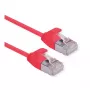 ROLINE GREEN U/FTP Patch Cable Cat.6A (Class EA), LSOH, slim, Red, 0,15 m