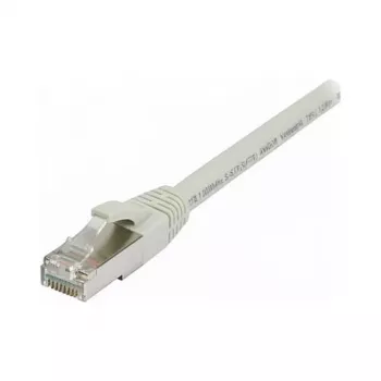 Synergy21 Patch Cable RJ45, CAT8.1 2000Mhz, 0,25m, Grey, S-STP(S/FTP), TPE/LSZH(SuperFlex), AWG26,