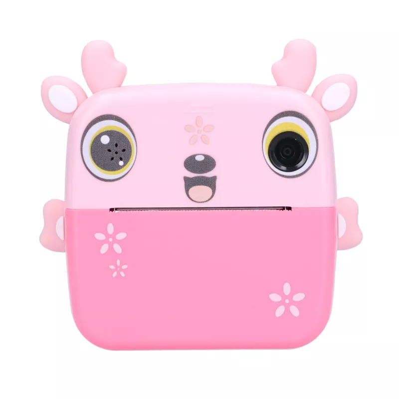 Extralink Set | Thermal Printer EPP-005 Pink + Thermal Paper 3 Rolls | fawn