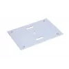 Mounting plate for 8-core fiber optic terminal box, Extralink, stainless steel, bracket adapter, max load 5 kg