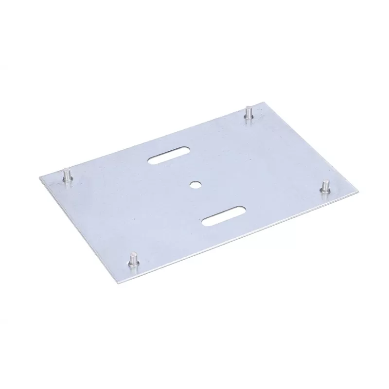 Mounting plate for 8-core fiber optic terminal box, Extralink, stainless steel, bracket adapter, max load 5 kg