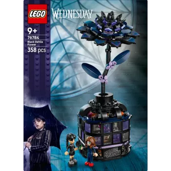 LEGO building set LEGO Wednesday 76784 Black Dahlia Flower — decorative model, 358 pcs, 9+ years
