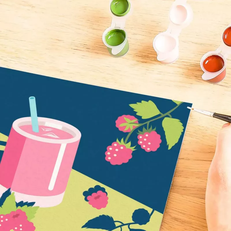 Ravensburger CreArt painting kit — Mocktail Raspberry (25562) art set