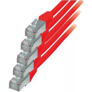 Networking Cable S/CONN Cat. 6 Red 1 m