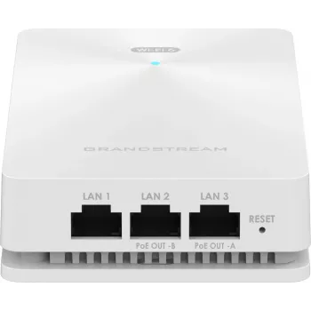 Wireless Access Point Grandstream GWN7661E — dual-band 2.4/5 GHz, 1201 Mbps, PoE, 3x RJ-45, white