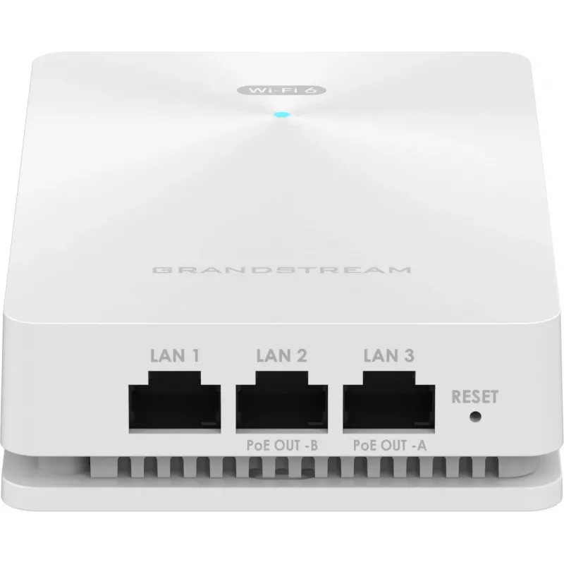 Wireless Access Point Grandstream GWN7661E — dual-band 2.4/5 GHz, 1201 Mbps, PoE, 3x RJ-45, white