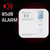 Carbon monoxide sensor QOLTEC 52577 — battery-powered alarm, 85 dB sound level