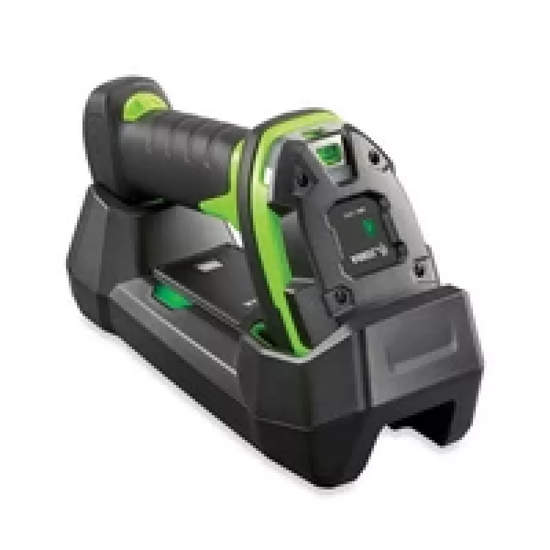 Zebra DS3678-XR: RUGGED, AREA IMAGER, EXTENDED RANGE (SE58), CORDLESS, FIPS, GREEN LASER AIMER, INDUSTRIAL GREEN, VIBRATION MOTOR