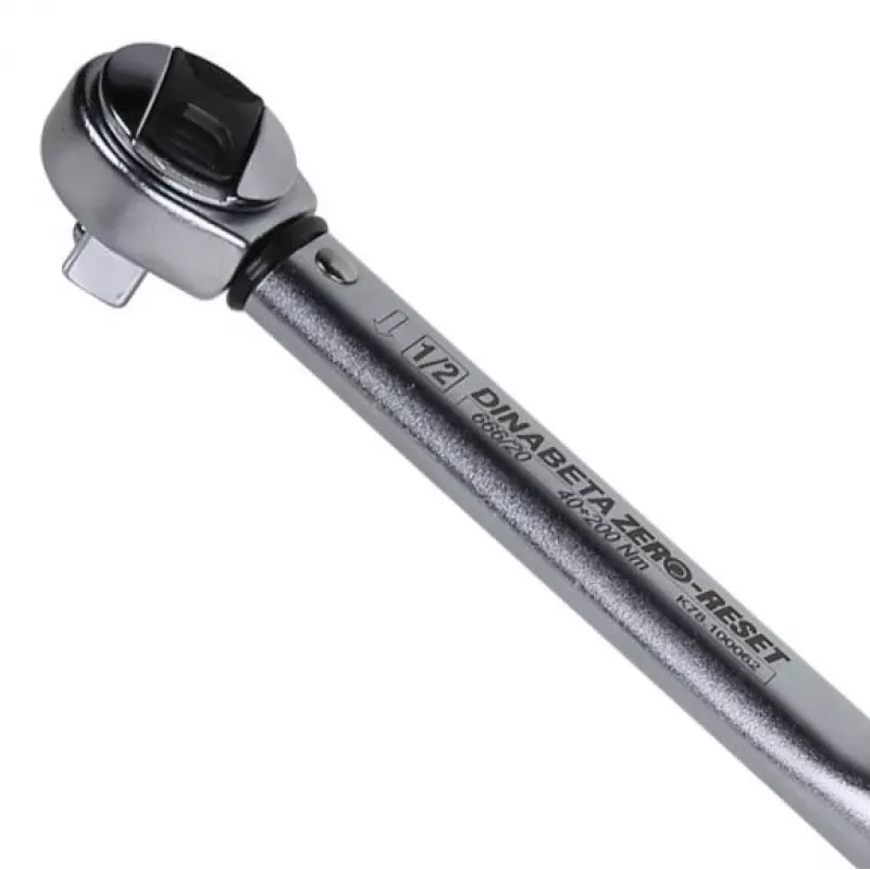 Torque wrench Beta BE666/20 1/2 inch drive 40–200 Nm, length 47 cm