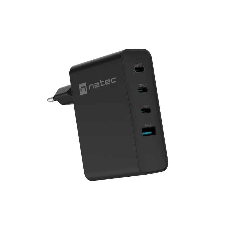 NATEC NUC-2234 mobile device charger Laptop, Smartphone Black AC Fast charging Indoor