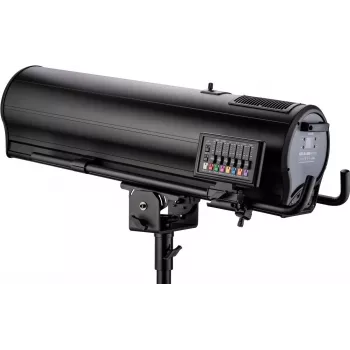 Spotlight EUROLITE LED SL-1000 MFZ DMX with flight case — LED moving head, DMX control, motorized zoom
