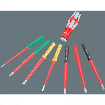 Wera Kraftform Kompakt VDE Stainless 17 extra slim screwdriver set (05006631001)