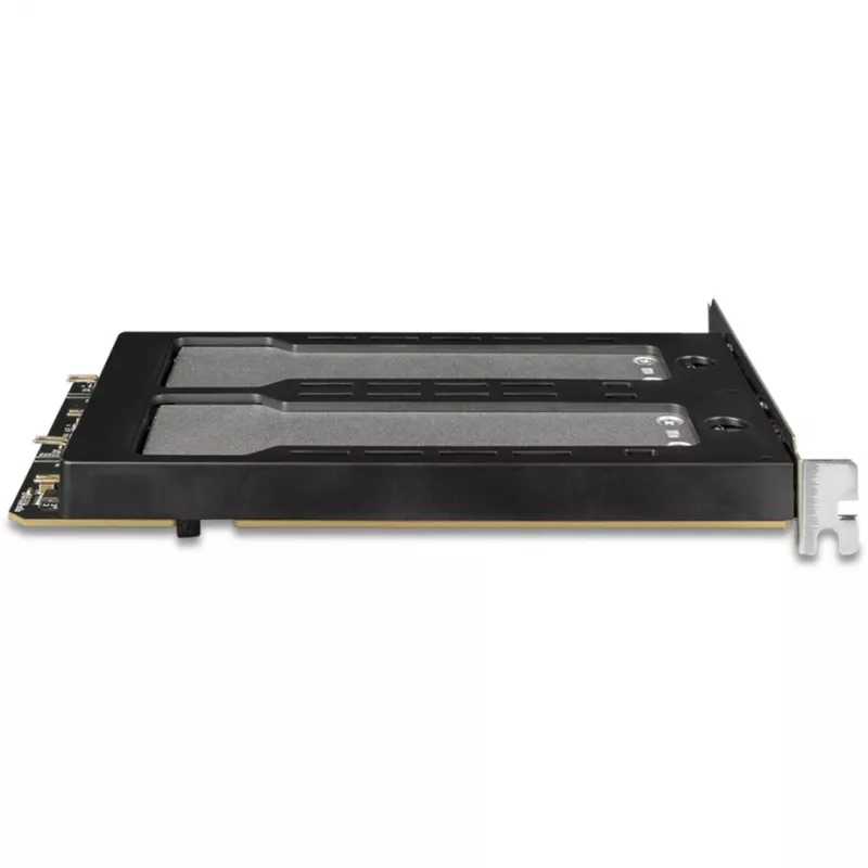 Mobile Storage Rack RAIDSONIC ToughArmor MB842MP-B — 2 Removable Slots for M.2 NVMe, PCIe 4.0 x16