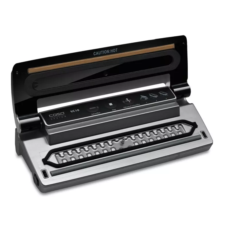Vacuum sealer Caso VC 10 PlusEdition — adjustable vacuum levels, built-in cutter, roll storage