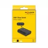 DeLOCK USB Switch 2 PC to 1 Device 5 Gbps Black
