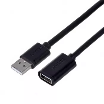 USB extension cable Unitek Y‑C418GBK 5 m USB A to USB A USB 2.0, black