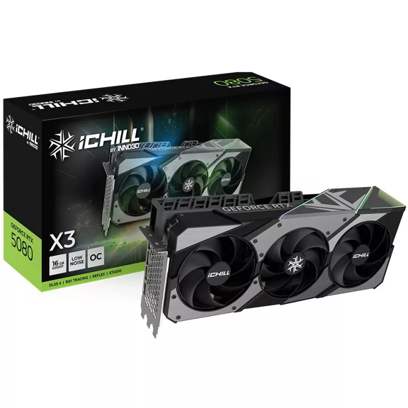 INNO3D iChill GeForce RTX 5080 X3 V2 16GB GDDR7 Graphics Card