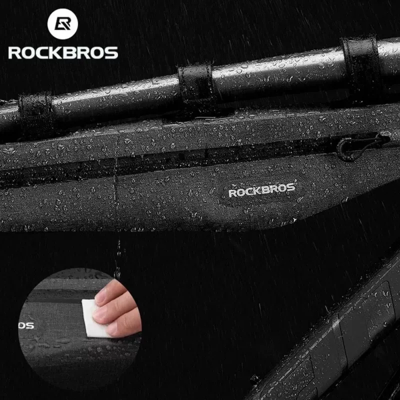 Rockbros AS-052 grey waterproof bike frame bag