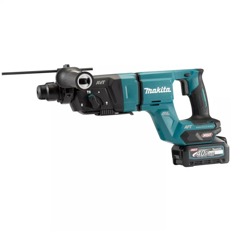 Battery-Combination Hammer HR007GM201 XGT, 40Volt, Rotary Hammer Blue/black, 2x Li-Ion Battery 4,0Ah