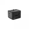 Travel adapter SBOX TA-23 with dual USB charger and universal plug compatibility