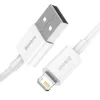 Baseus CALYS-A02 mobile phone cable White 1 m USB A Lightning