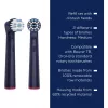 Beurer TB Sensitive Eco Green Planet brush heads, dark blue, 4-pack