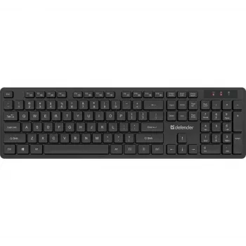 Wireless keyboard and mouse set DEFENDER C-993 RF 45996 — RF connection, compact layout