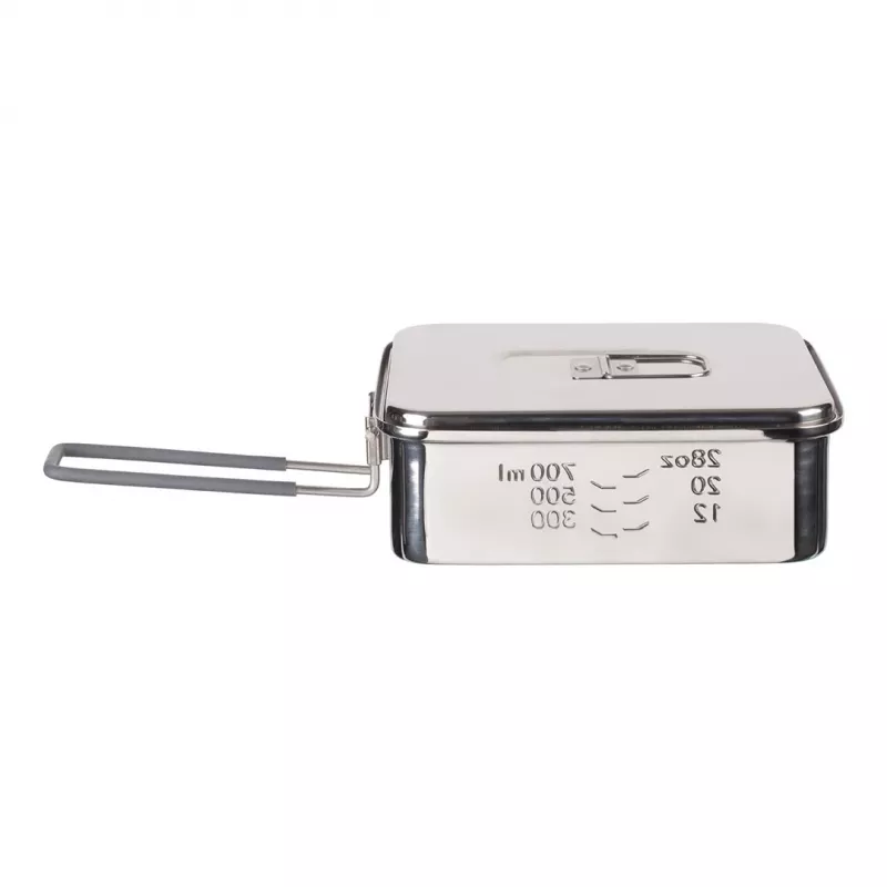 Pot ESBIT PT1200ST stainless steel camping pot 1.2 L, 554 g, silver