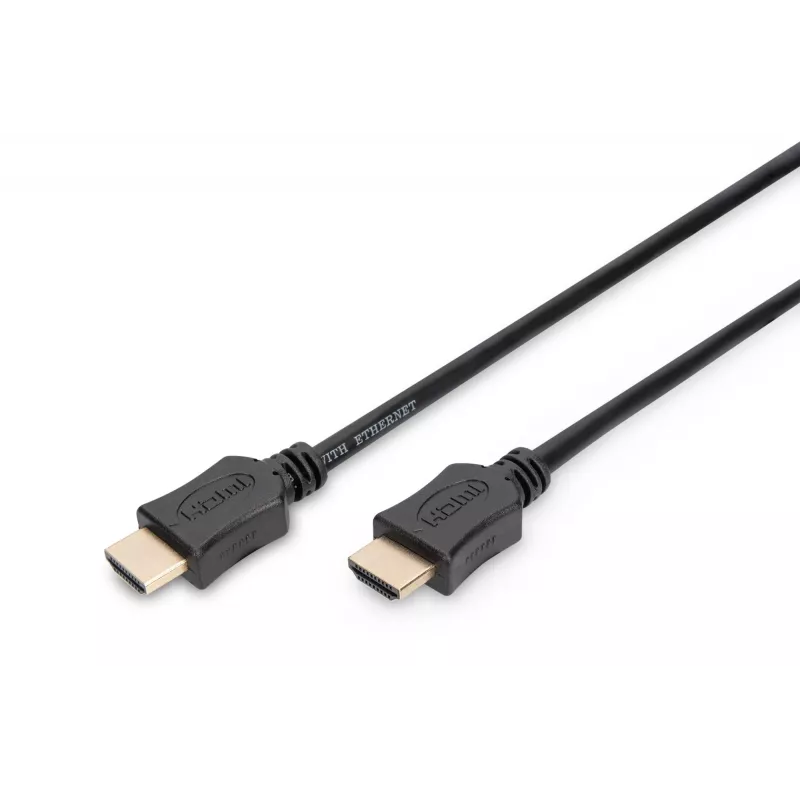 Assmann HDMI High Speed connection cable. type A M/M. 10.0m. w/Ethernet. former HDMI 1.4. UL. bl. gold (AK-330107-100-S)