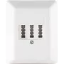 TAE Socket ShiverPeaks 74050W surface-mount connector, white RAL9010