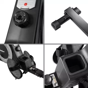 Rowing machine Rebel RBA-1005 magnetic resistance, 16 levels, foldable, max user 120 kg