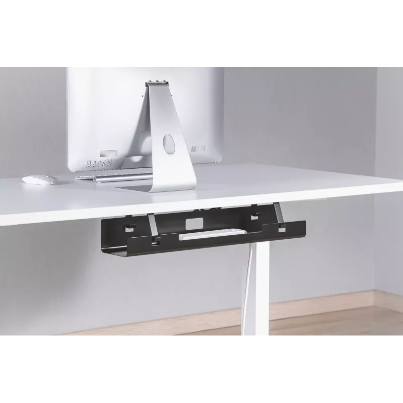 Digitus DA-90450 Cable Management Tub 600x135x108mm Black Steel 1