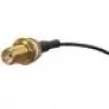 Coaxial Cable MikroTik ACSMAUFL SMA Female Straight 1m Black