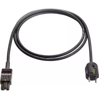 Power supply cable AS Schwabe 70874, 2.00 m, black, mains lead