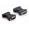 Delock - VGA-Adapter - DVI-I (W) to HD-15 (VGA) (M) - Thumbscrews (65017)