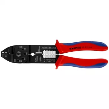 Knipex 97 21 215 B Crimping tool Black, Blue, Red